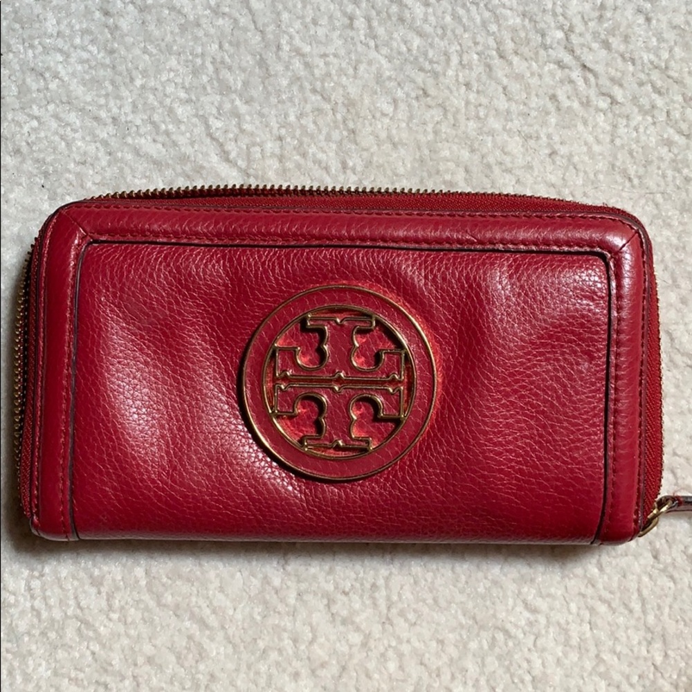 Tory Burch Red Wallet